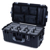 Pelican 1606 Air Case, Black with Silver Handles & Latches ColorCase