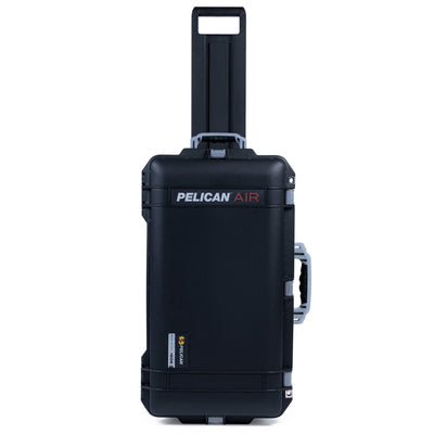 Pelican 1606 Air Case, Black with Silver Handles & Latches ColorCase