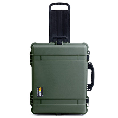 Pelican 1610 Case, OD Green with Black Handles and Latches ColorCase