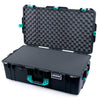 Pelican 1615 Air Case, Black with Teal Handles, Latches & Trolley