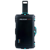 Pelican 1615 Air Case, Black with Teal Handles, Latches & Trolley