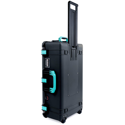 Pelican 1615 Air Case, Black with Teal Handles & Latches