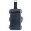 Pelican 1615 Air Case, Charcoal with Magenta Handles, Latches & Trolley