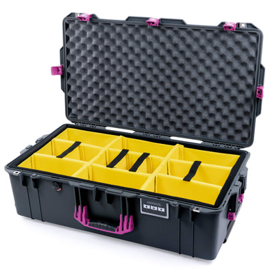 Pelican 1615 Air Case, Charcoal with Magenta Handles & Latches