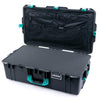 Pelican 1615 Air Case, Charcoal with Teal Handles & Latches