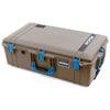 Pelican 1615 Air Case, Dark Desert Dirt with Blue Handles & Latches ColorCase