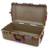 Pelican 1615 Air Case, Dark Desert Dirt with Magenta Handles & Latches