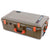 Pelican 1615 Air Case, Dark Desert Dirt with Orange Handles & Latches ColorCase 