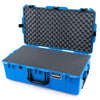 Pelican 1615 Air Case, Electric Blue with Black Handles & Latches Pick & Pluck Foam with Convoluted Lid Foam ColorCase 016150-0001-120-111