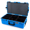 Pelican 1615 Air Case, Electric Blue with Black Handles & Latches TrekPak Divider System with Convoluted Lid Foam ColorCase 016150-0020-120-111