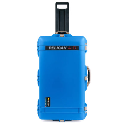 Pelican 1615 Air Case, Electric Blue with Desert Tan Handles & Latches ColorCase