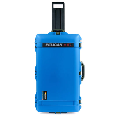 Pelican 1615 Air Case, Electric Blue with OD Green Handles & Latches ColorCase