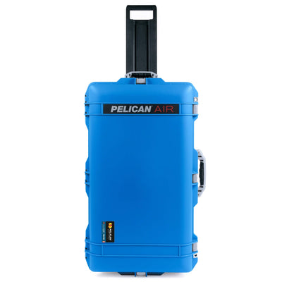 Pelican 1615 Air Case, Electric Blue with Silver Handles, Latches & Trolley ColorCase