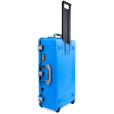 Pelican 1615 Air Case, Electric Blue with Silver Handles & Latches ColorCase