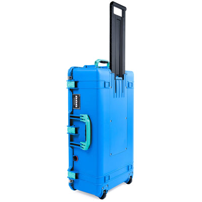 Pelican 1615 Air Case, Electric Blue with Teal Handles & Latches ColorCase