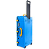 Pelican 1615 Air Case, Electric Blue with Yellow Handles & Latches ColorCase