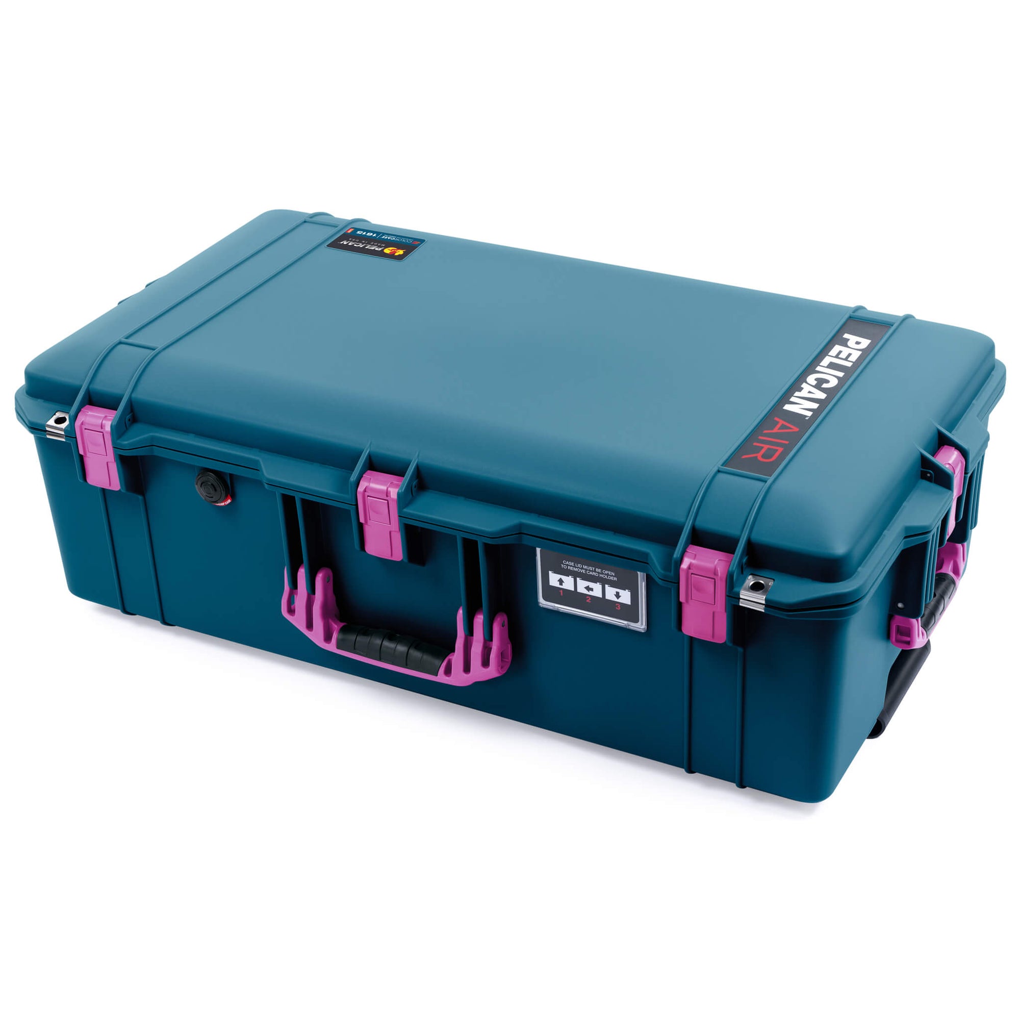 Pelican 1615 Air Case, Indigo with Magenta Handles & Latches ColorCase 