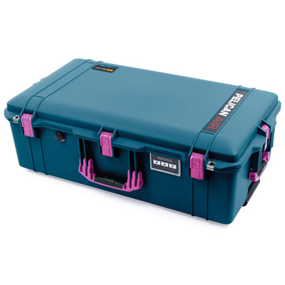 Pelican 1615 Air Case, Indigo with Magenta Handles, Latches & Trolley ColorCase