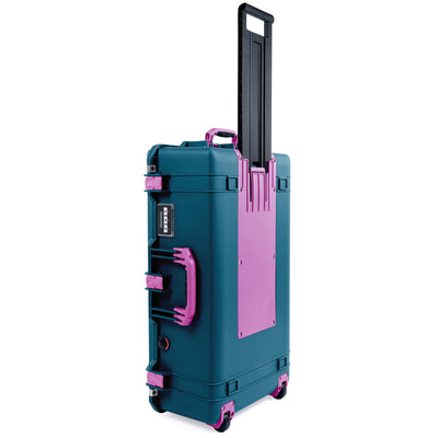 Pelican 1615 Air Case, Indigo with Magenta Handles, Latches & Trolley ColorCase