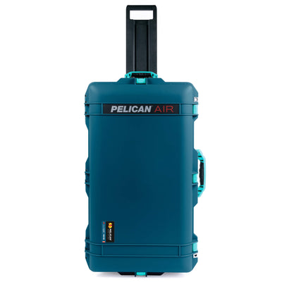 Pelican 1615 Air Case, Indigo with Teal Handles, Latches & Trolley