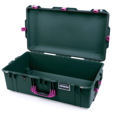 Pelican 1615 Air Case, Trekking Green with Magenta Handles & Latches ColorCase