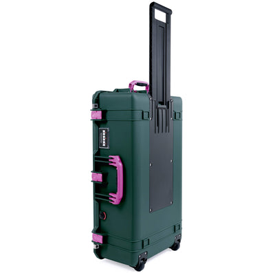 Pelican 1615 Air Case, Trekking Green with Magenta Handles & Latches