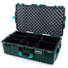 Pelican 1615 Air Case, Trekking Green with Teal Handles & Latches ColorCase