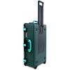 Pelican 1615 Air Case, Trekking Green with Teal Handles & Latches ColorCase