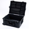 Pelican 1620 Case, Black (Push-Button Latches) Mesh Lid Organizer Only ColorCase 016200-0100-110-111