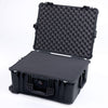 Pelican 1620 Case, Black (Push-Button Latches) Pick & Pluck Foam with Convoluted Lid Foam ColorCase 016200-0001-110-111