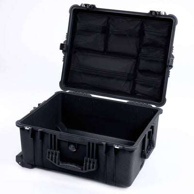 Pelican 1620 Case, Black with Black Handles & TSA Locking Latches ColorCase