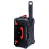 Pelican 1620 Case, Black with Red Handles & Push-Button Latches ColorCase