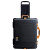 Pelican 1620 Case, Black with Yellow Handles & Push-Button Latches ColorCase