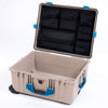 Pelican 1620 Case, Desert Tan with Blue Handles & Latches ColorCase