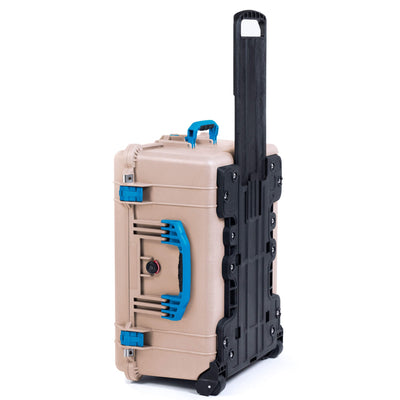 Pelican 1620 Case, Desert Tan with Blue Handles & Latches ColorCase