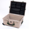 Pelican 1620 Case, Desert Tan with OD Green Handles & Latches ColorCase