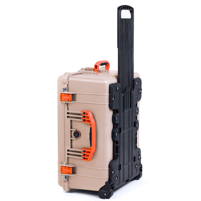 Pelican 1620 Case, Desert Tan with Orange Handles & Latches ColorCase