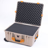 Pelican 1620 Case, Desert Tan with Yellow Handles & Latches ColorCase