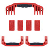 Pelican 1620 Replacement Handles & Latches, Red (Set of 3 Handles, 4 Push-Button Latches) ColorCase