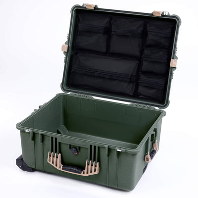 Pelican 1620 Case, OD Green with Desert Tan Handles & Latches ColorCase