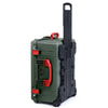 Pelican 1620 Case, OD Green with Red Handles & Push-Button Latches ColorCase