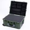 Pelican 1620 Case, OD Green with Silver Handles & Latches ColorCase