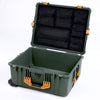 Pelican 1620 Case, OD Green with Yellow Handles & Latches ColorCase