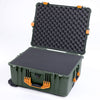 Pelican 1620 Case, OD Green with Yellow Handles & Latches ColorCase