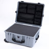 Pelican 1620 Case, Silver with Black Handles & Latches ColorCase