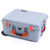 Pelican 1620 Case, Silver with Orange Handles & Push-Button Latches ColorCase 