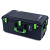 Pelican 1626 Air Case, Black with Lime Green Handles & Latches ColorCase