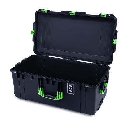 Pelican 1626 Air Case, Black with Lime Green Handles & Latches None (Case Only) ColorCase 016260-0000-110-301