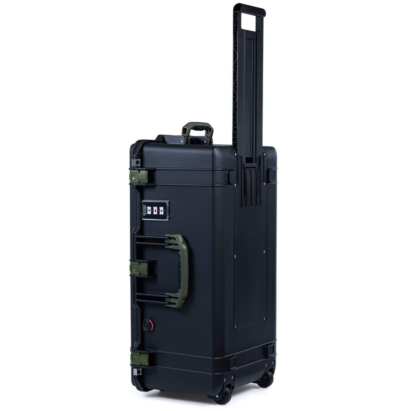 Pelican 1626 Air Case, Black with OD Green Handles & Latches ColorCase 