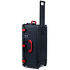 Pelican 1626 Air Case, Black with Red Handles & Latches ColorCase